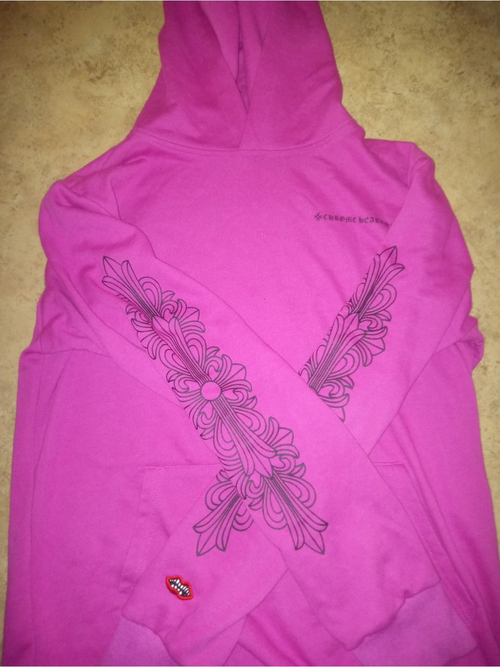 Chrome Hearts Pink Hoodie